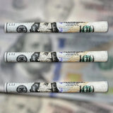 25 Pack of 100 Dollar Benny Hemp Wraps with Filter Tip, 2 gram Capacity, 100mm Length