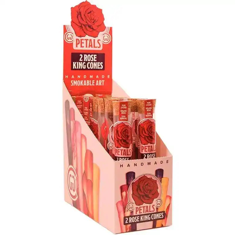 12 PACK CARTON VARIETY PACK ROSE PETAL KING CONES - CaliGreenGold