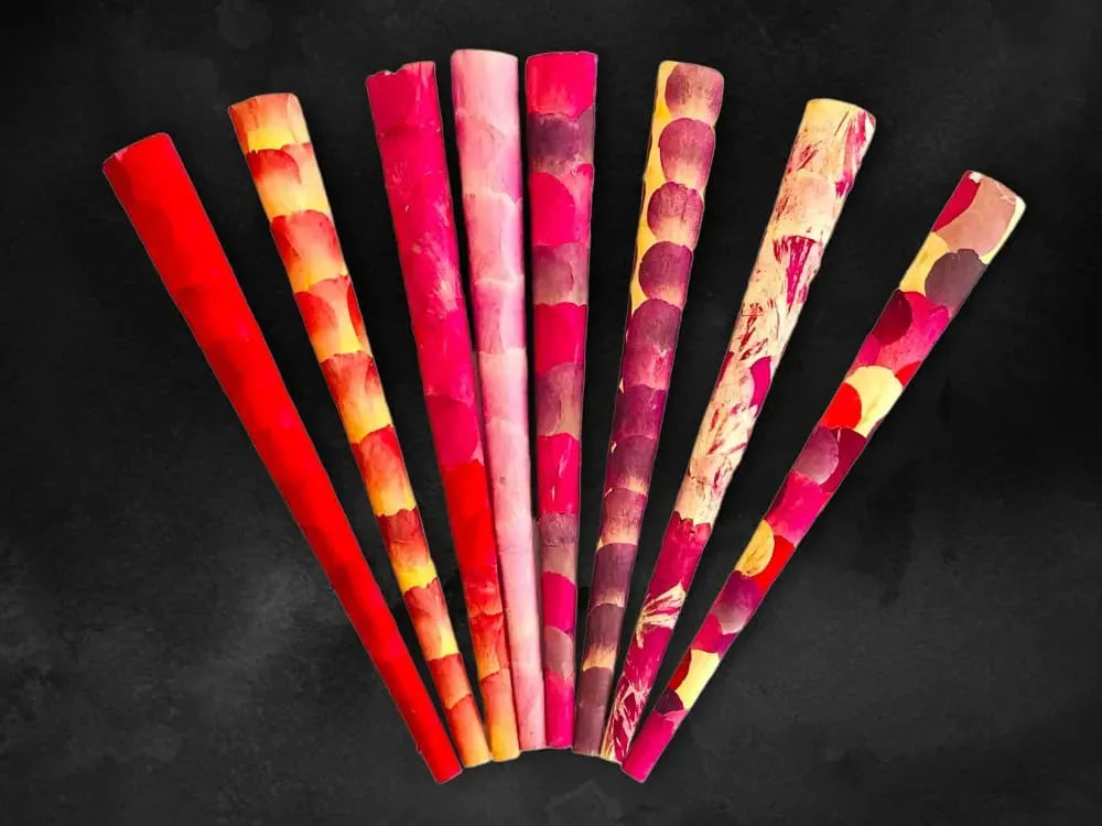 15 gram Capacity - 1 Handmade Organic Rose Petal Cannagar