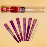 6 Amour Rosettes Handmade Organic Rose Petal Rolling Cones |