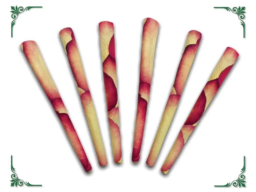 Bouquet of 30 PREMIUM Rosettes - Handmade Organic Rose Petal Cones