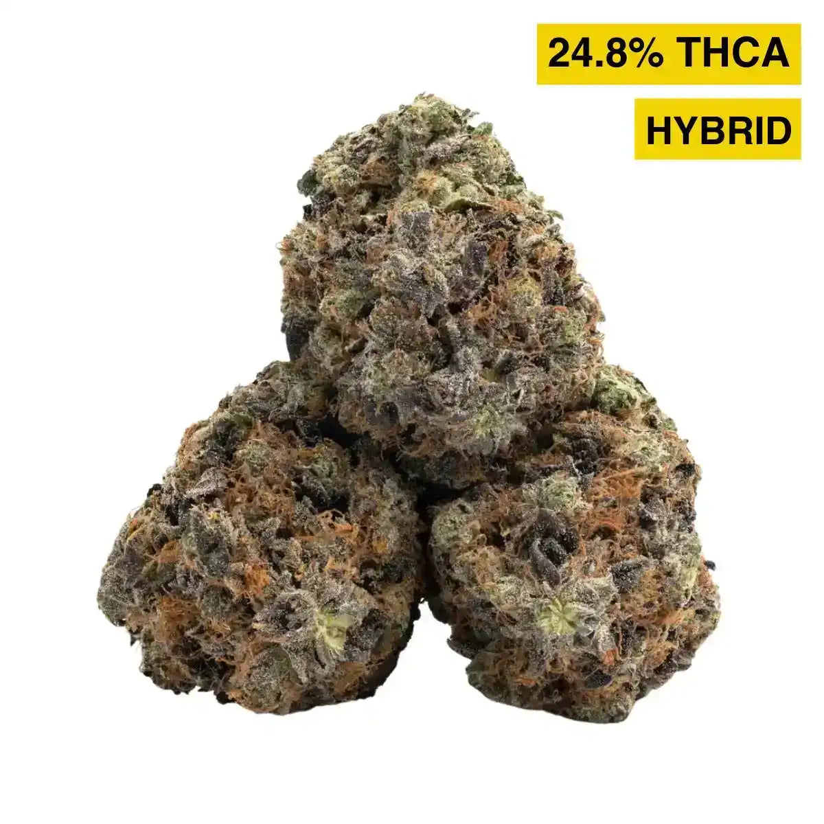 E85 THCA Flower - Hybrid, HYBRID, CaliGreenGold