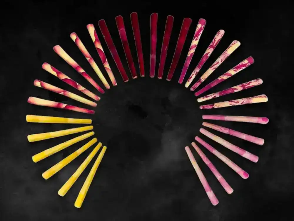 Bouquet of Rose Petal Rolling Cones