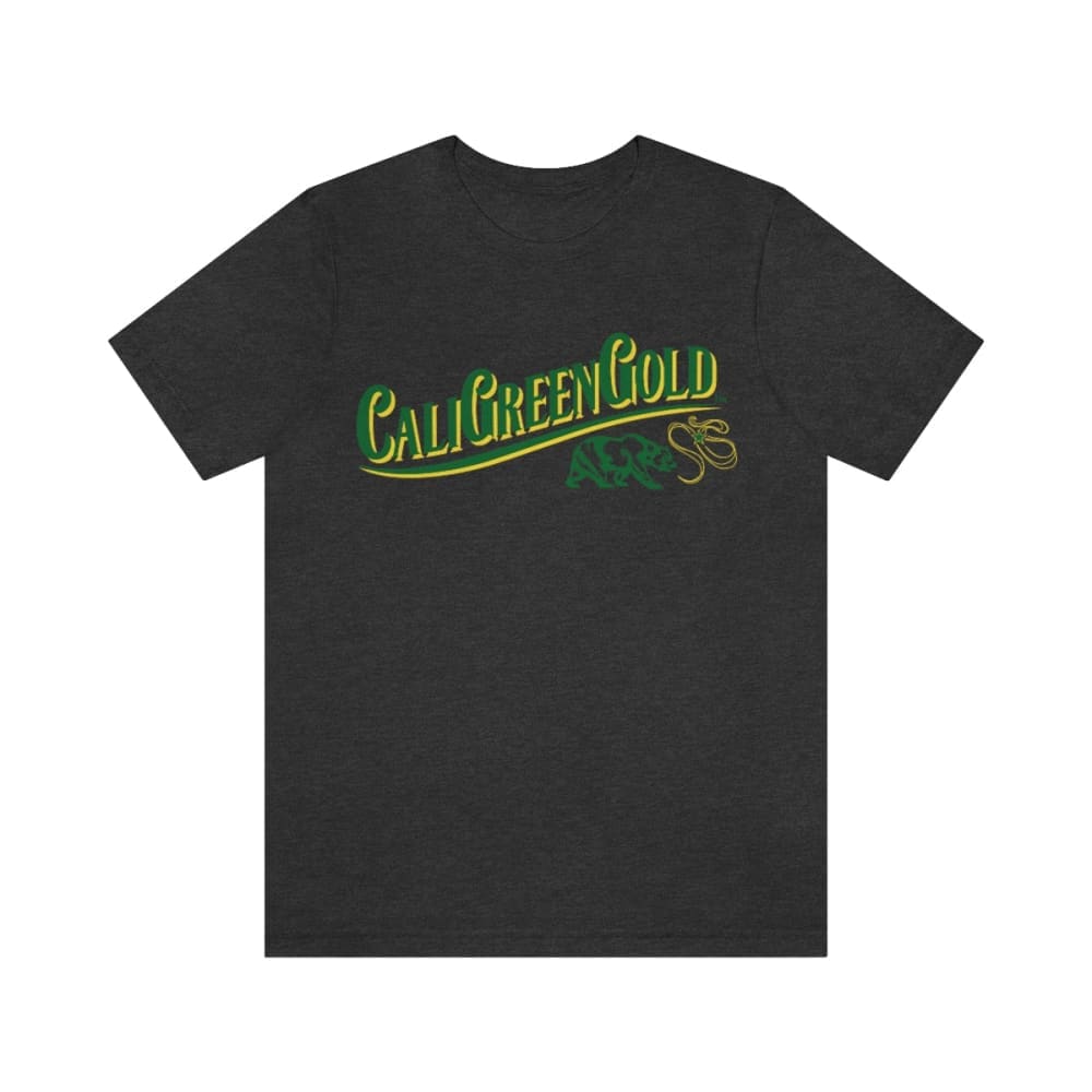 CGG Unisex Jersey Short Sleeve Tee - Dark Grey Heather / S -