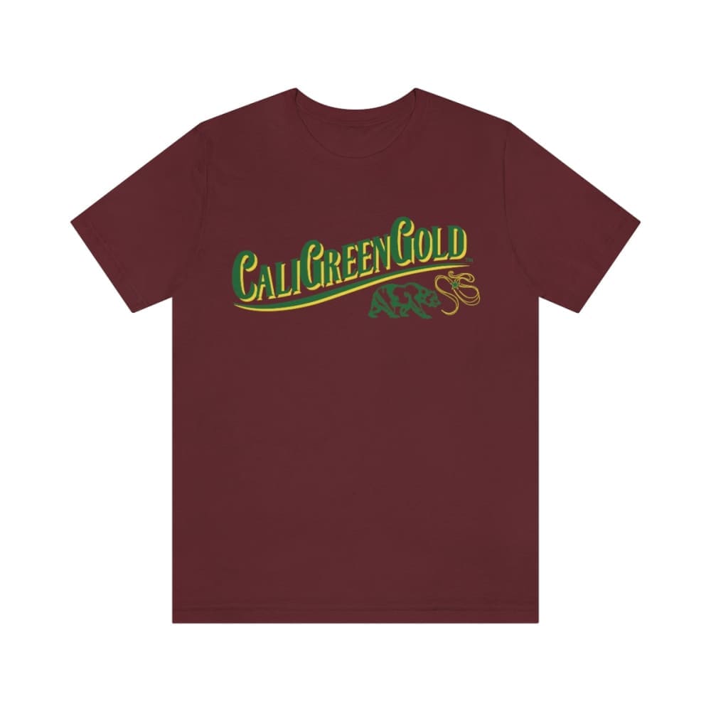 CGG Unisex Jersey Short Sleeve Tee - Maroon / S - T-Shirt
