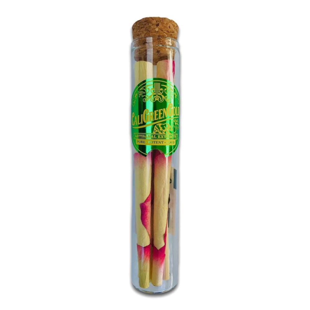 6 Malibu Rose Petal Rolling Cones Handmade by CaliGreenGold | Organic Rose Cones | 109mm