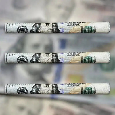 100 Dollar Benny Hemp Blunt Rolls with Filter Tip (25 - pack) - CaliGreenGold