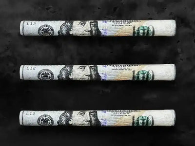 100 Dollar Benny Hemp Blunt Rolls with Filter Tip (3 - pack) - CaliGreenGold