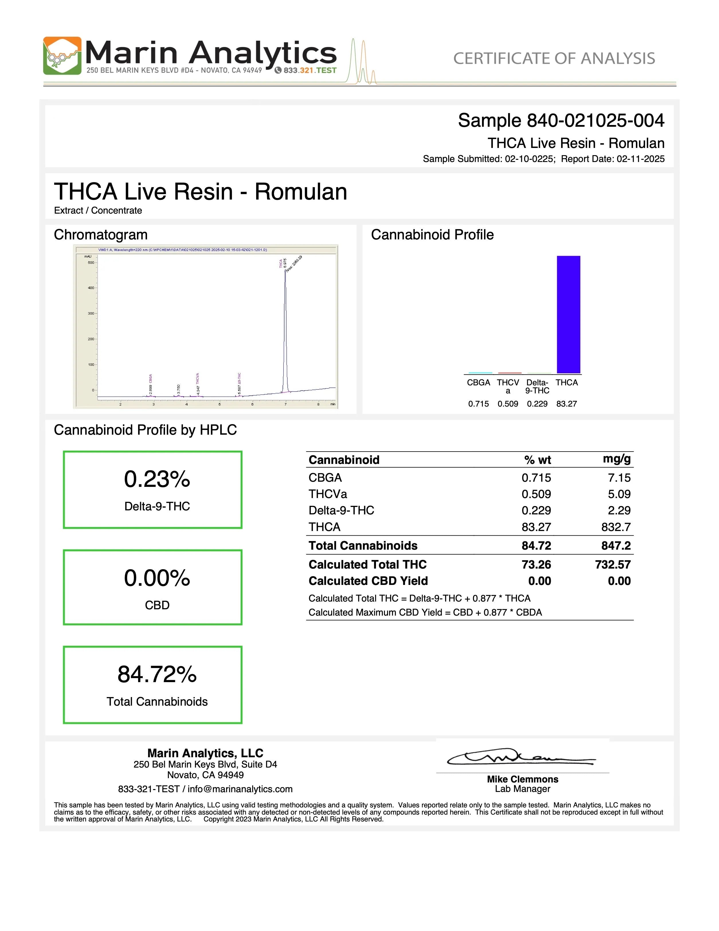 HASH ROSIN - Romulan Indica 2g Exotic 90u