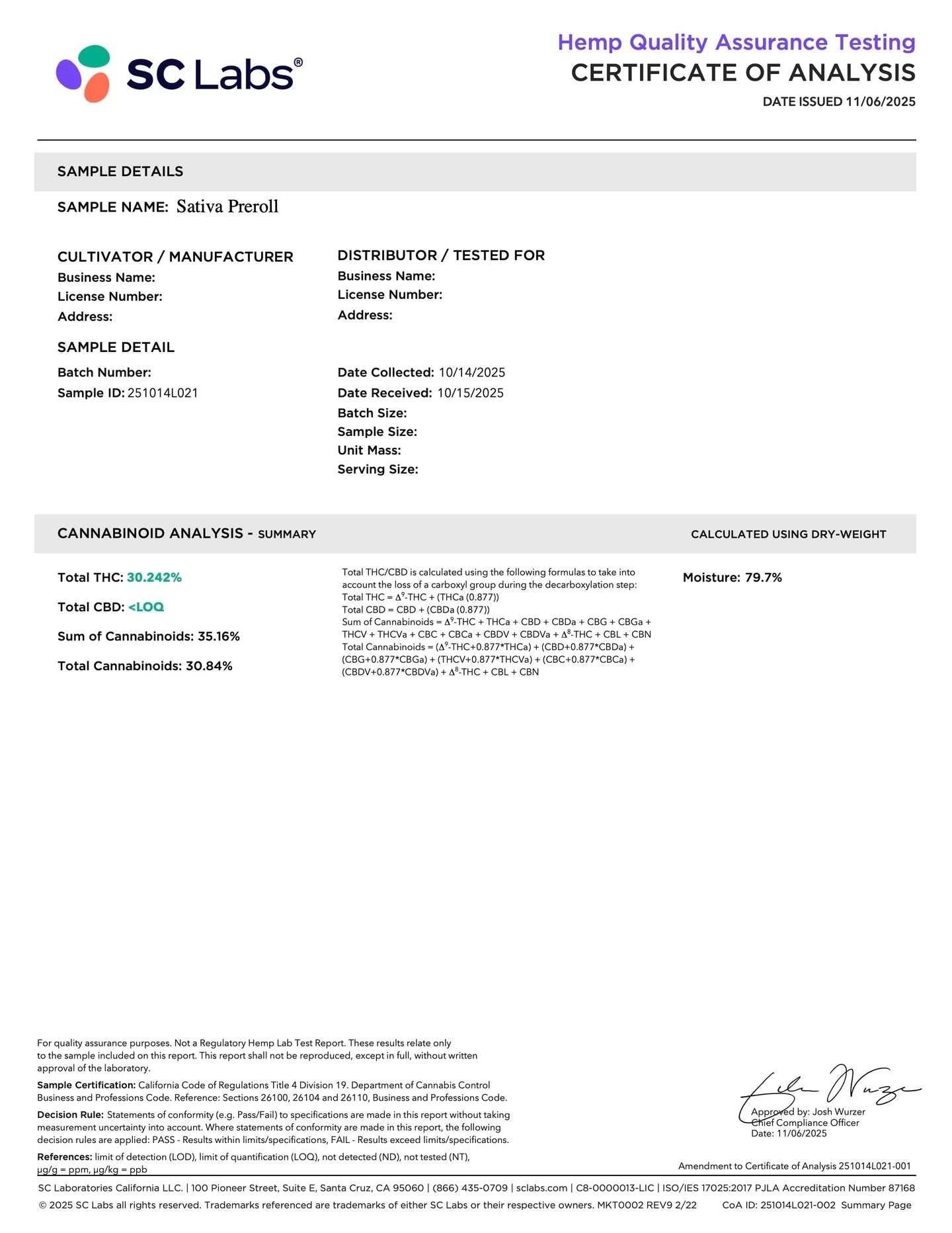 THCA King Size Exotic Flower Preroll (1.5g)