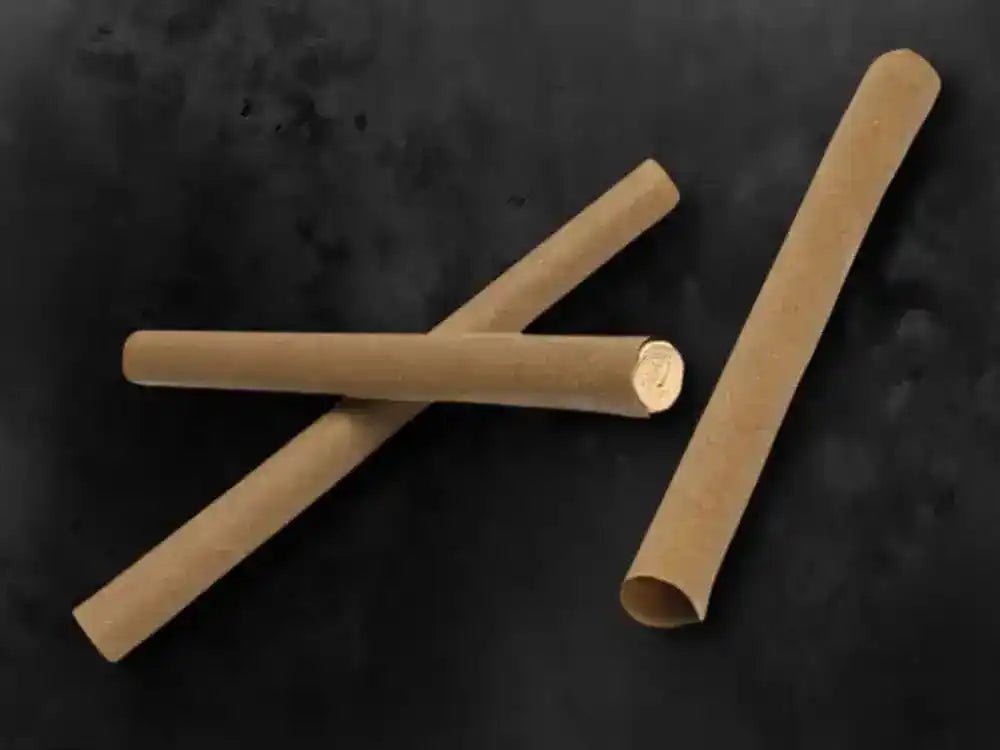 Brown Hemp Wraps with Cornhusk Filter Tip (3 - Pack) - CaliGreenGold