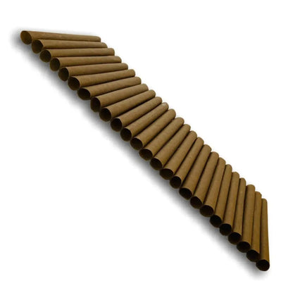 25 Brown Hemp Wraps with Filter Tip Handmade Papers