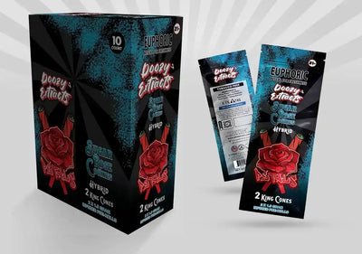 Doozy Extracts x Petals THCA Diamond Rose King Prerolls - 2 Pack, , CaliGreenGold