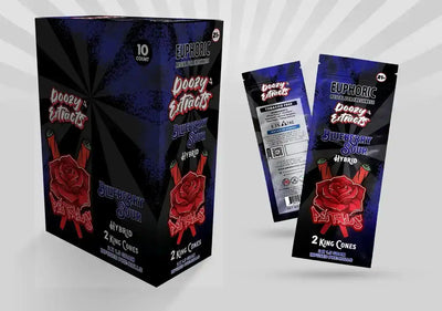 Doozy Extracts x Petals THCA Diamond Rose King Prerolls - 2 Pack, , CaliGreenGold