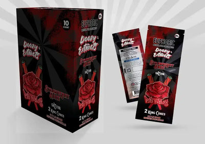 Doozy Extracts x Petals THCA Diamond Rose King Prerolls - 2 Pack, , CaliGreenGold