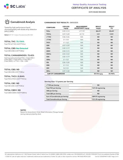 Citronella - LIVE ROSIN - Sativa Exotic 90u T1 - CaliGreenGold