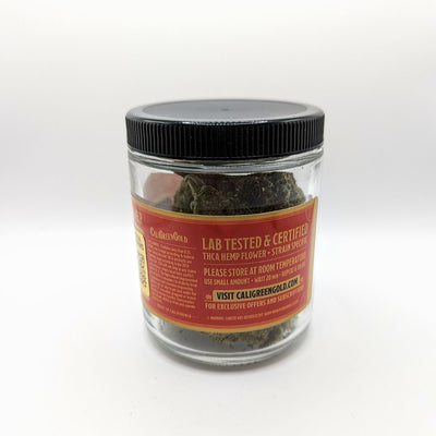 BANJO High THCA Flower Sativa, SATIVA, CaliGreenGold