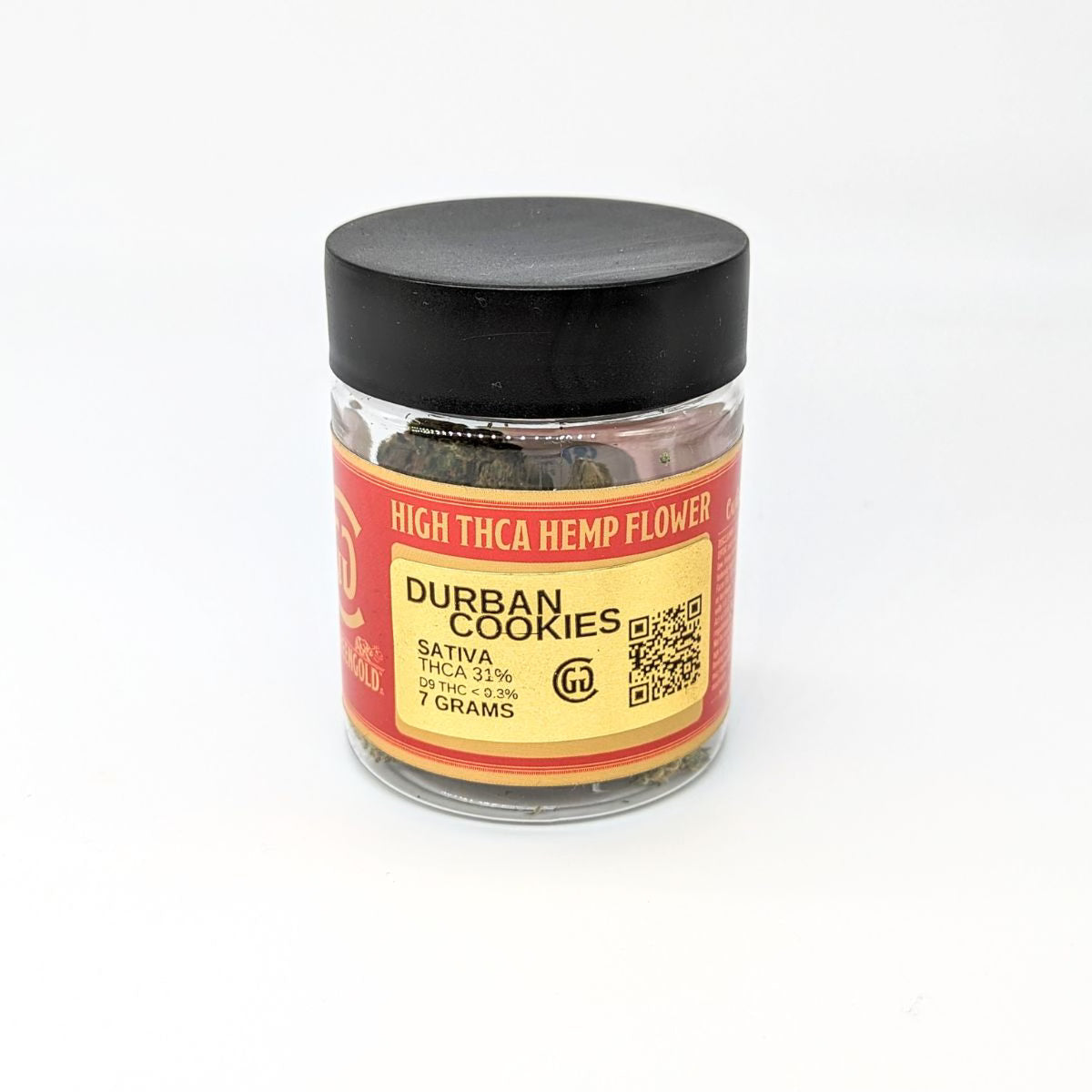 DURBAN COOKIES High THCA Flower Sativa, SATIVA, CaliGreenGold