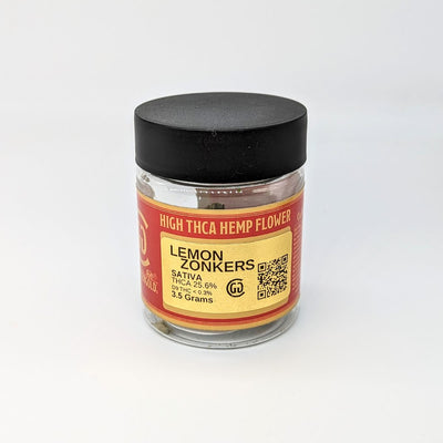 LEMON ZONKERS High THCA Flower Sativa, SATIVA, CaliGreenGold