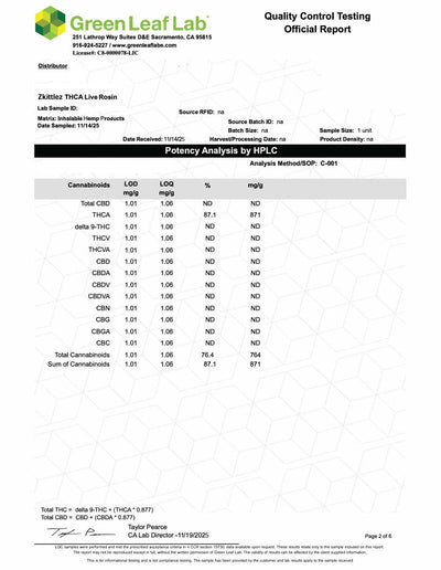 OGZ THCA Live Rosin Vape – Hybrid .5g Solventless Disposable | CaliGreenGold - CaliGreenGold