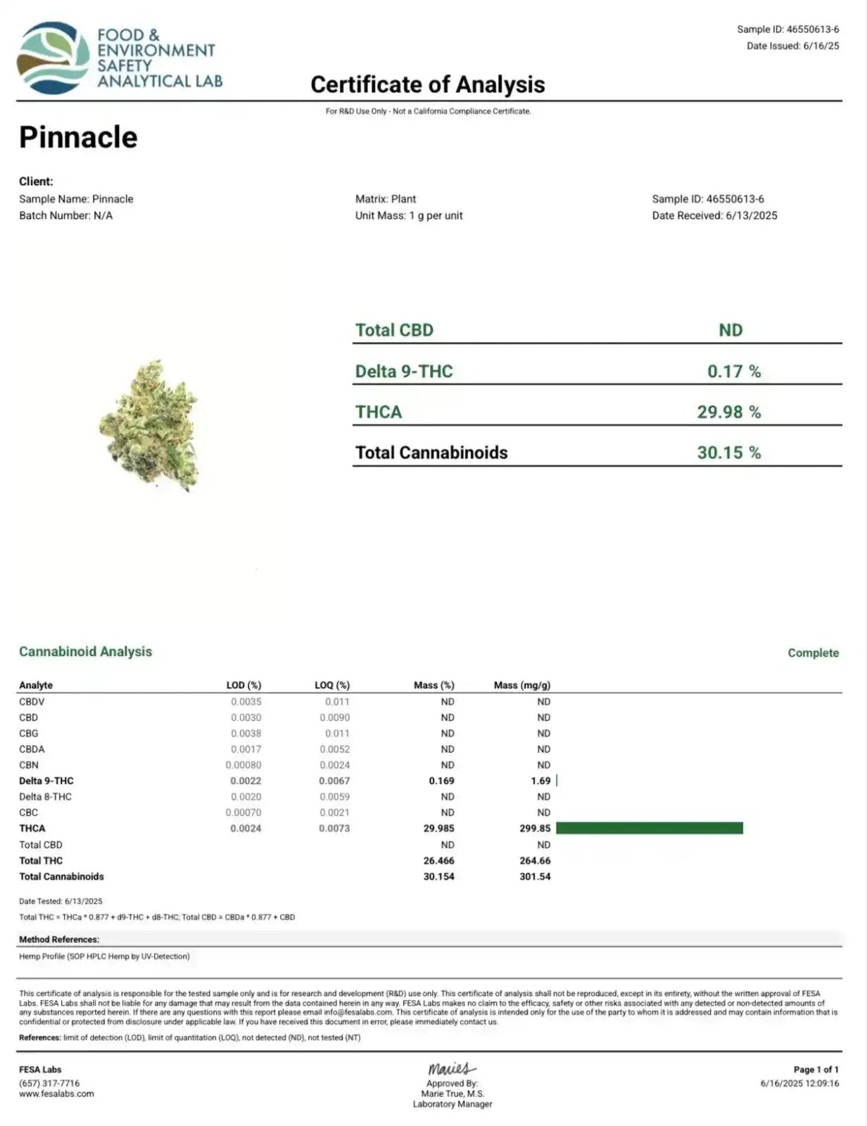 Pinnacle High THCA Flower Hybrid - CaliGreenGold