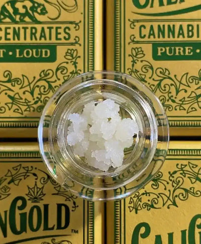 THCA Diamonds Sugar - BISCOTTI Strain - CaliGreenGold