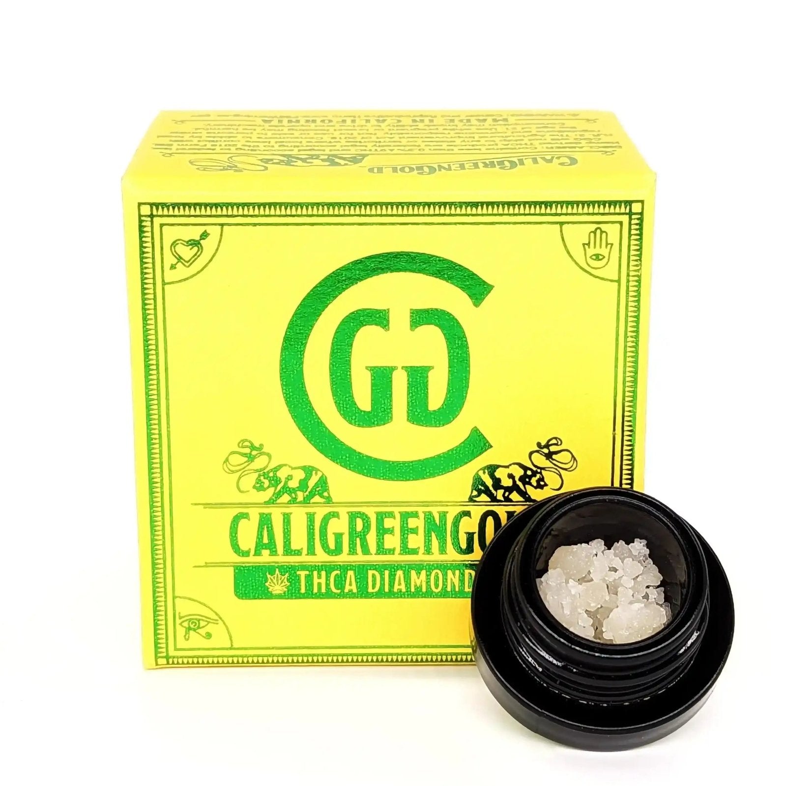 THCA Diamonds Sugar - BISCOTTI Strain - CaliGreenGold