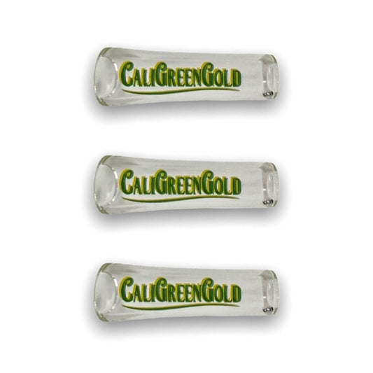 CaliGreenGold Glass Tip Mouthpieces [Pack of 3]