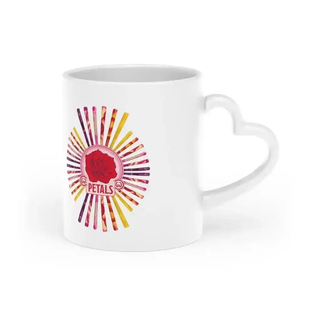 CGG Petals Heart - Shaped Mug - CaliGreenGold