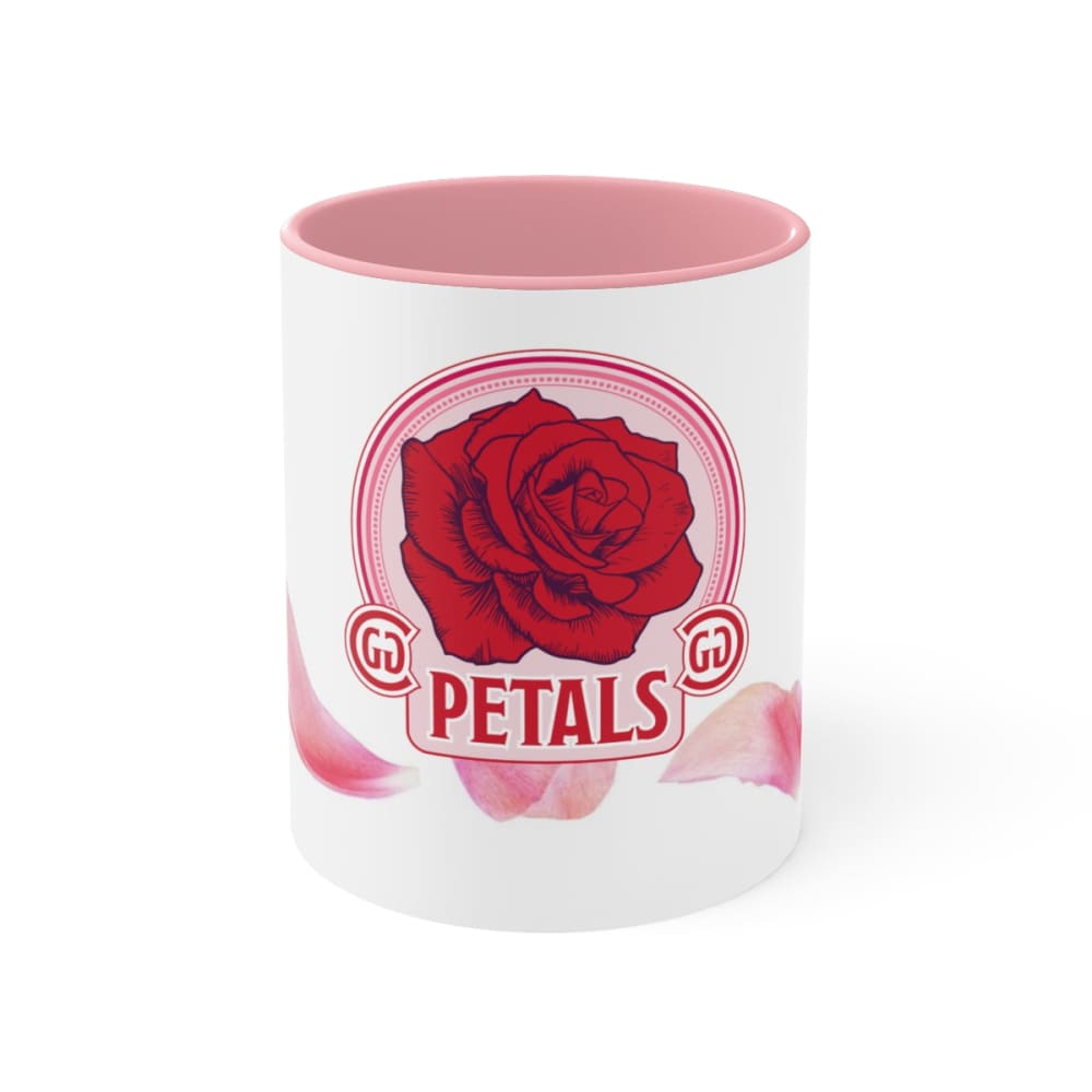 CGG Petals Pink Accent Mug - 11oz / Pink - Mug