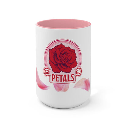 CGG Petals Pink Accent Mug - 15oz / Pink - Mug