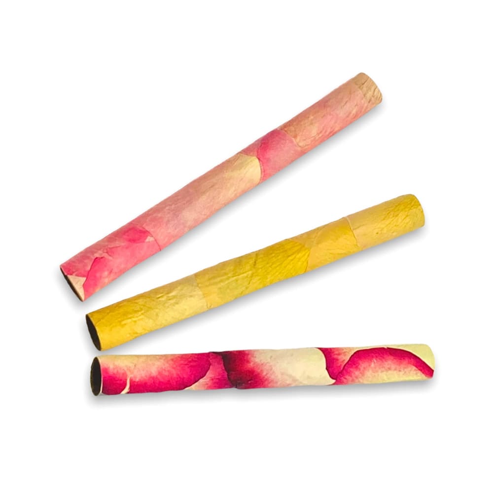 Rose Cones Flower Petal Prerolled Cone | 10 Cones | Natural Organic Rose  Petal Handrolled Cones Unrefined, Earthy, Organically Scented Rose Pre  Rolled